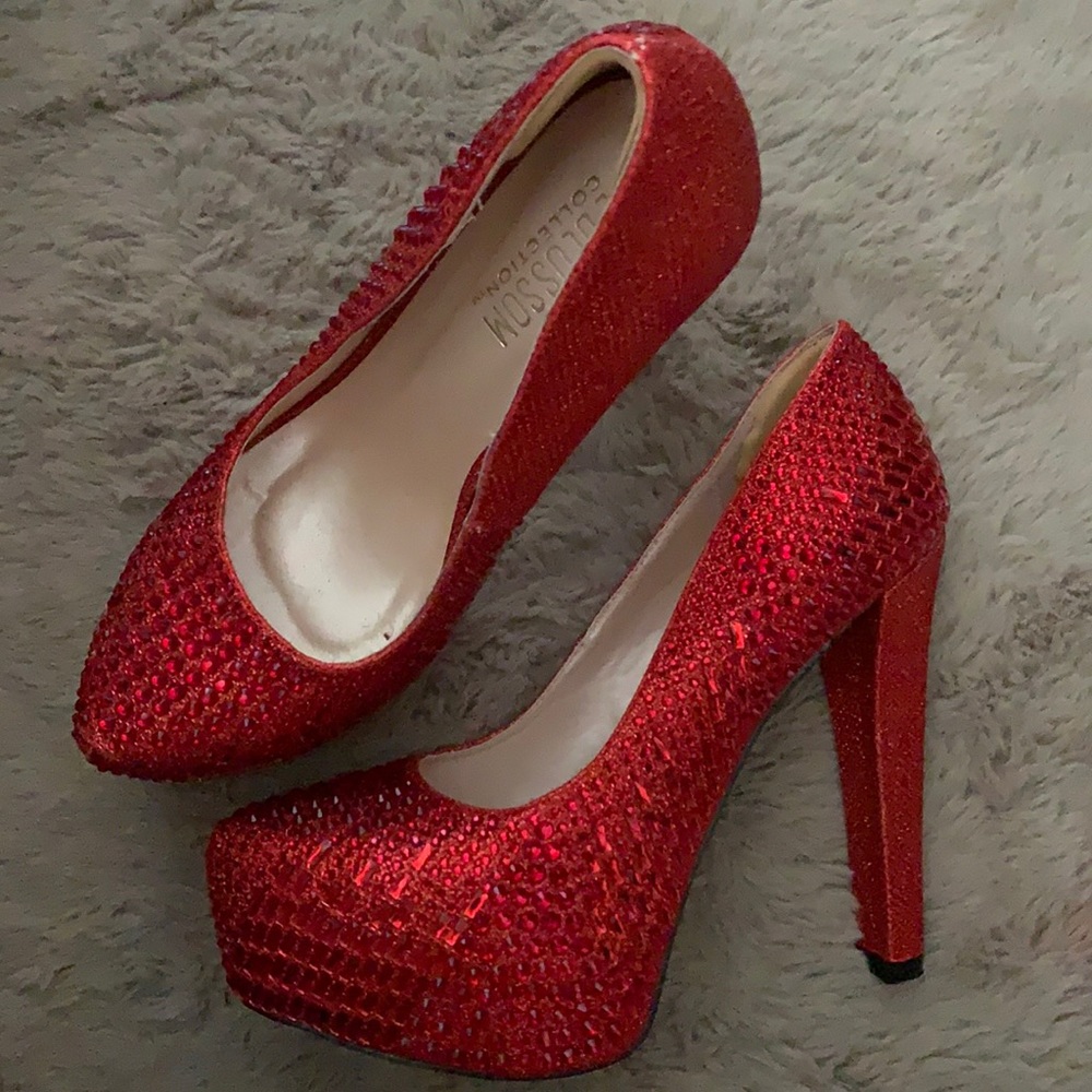 Red Blinged Heels ❤️